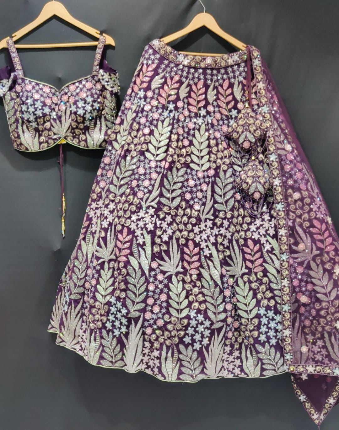 Grapewine lehenga